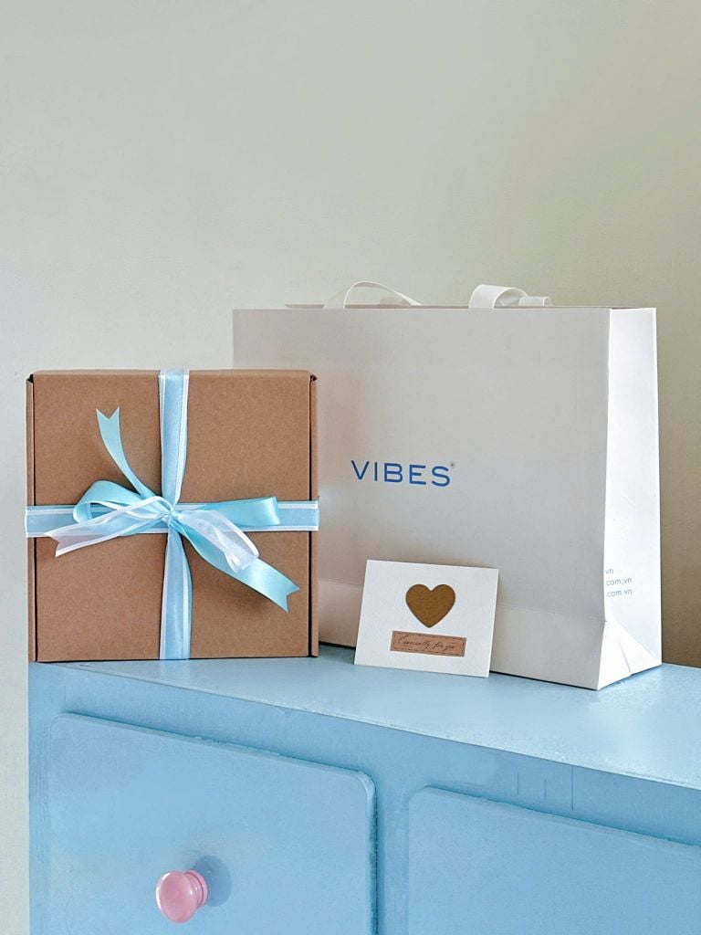 Hộp quà tặng VIBES kèm Túi giấy (Không kèm sản phẩm)