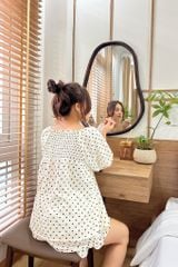 Đồ bộ mặc nhà Freesize phom rộng FS Polka Set