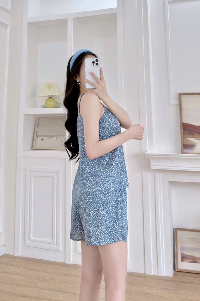 Đồ bộ 2 dây Liti Floral Straps Set