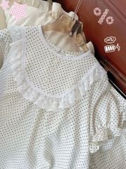 Đồ bộ mặc nhà Freesize phom rộng FS Amour Set in Creamy