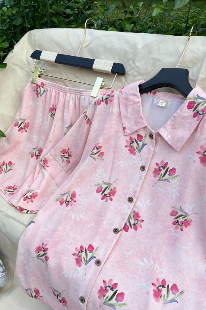 Pijama ngắn freesize FS Florence Py Set