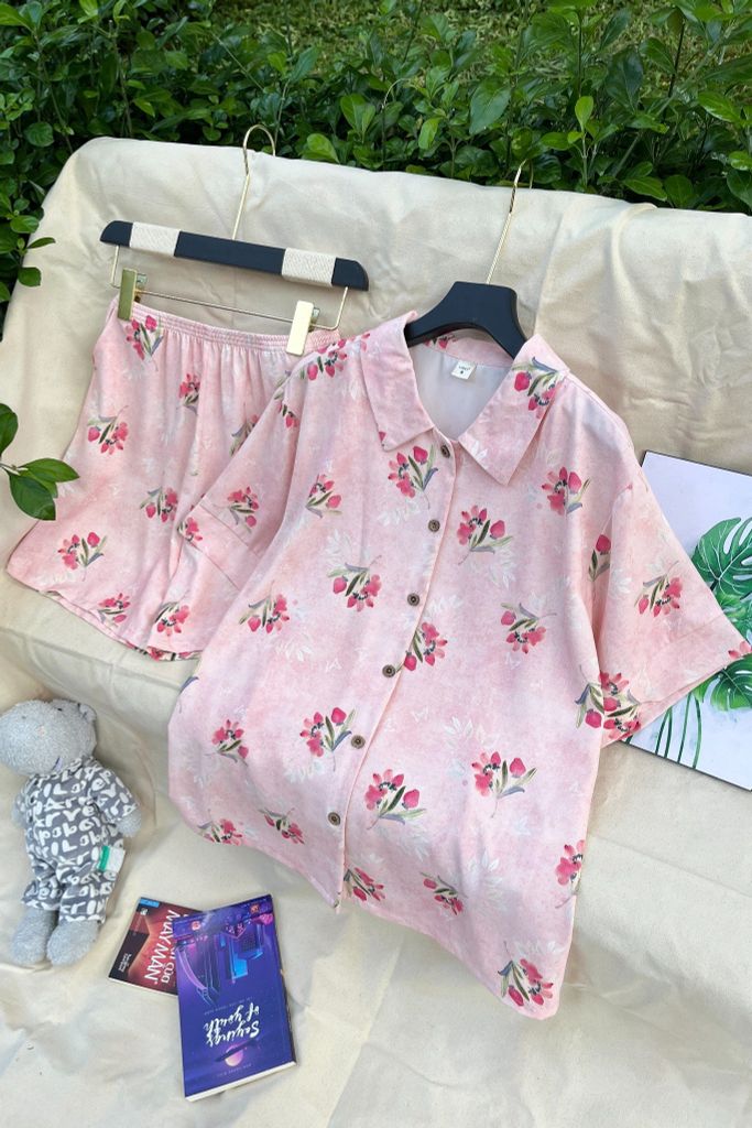 Pijama ngắn freesize FS Florence Py Set