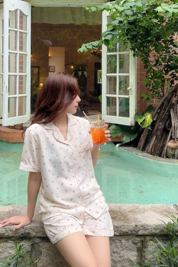 Pijama ngắn Cherie Py Set