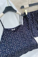 Đồ bộ 2 dây Navie Floral Straps Set
