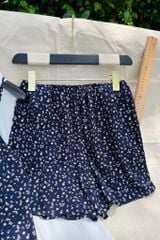 Đồ bộ 2 dây Navie Floral Straps Set