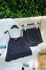 Đồ bộ 2 dây Navie Floral Straps Set