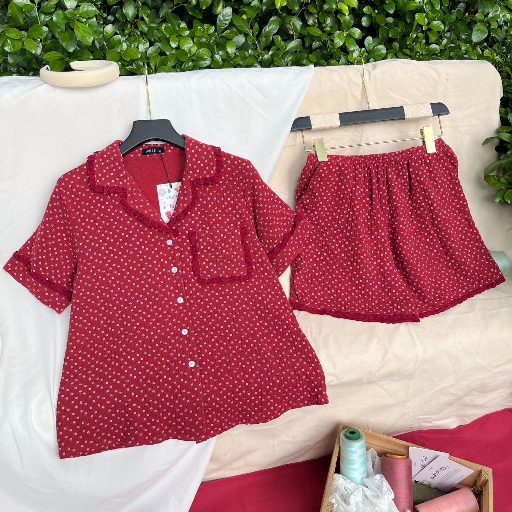 Pijama ngắn muslin Lumea Py Set