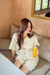 Pijama ngắn freesize FS Muslin Haze Py Set