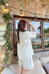 Pijama ngắn freesize FS Muslin Haze Py Set