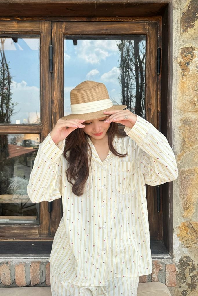 Pijama dài tay Freesize phom rộng FS Sunny Long Sleeve Set