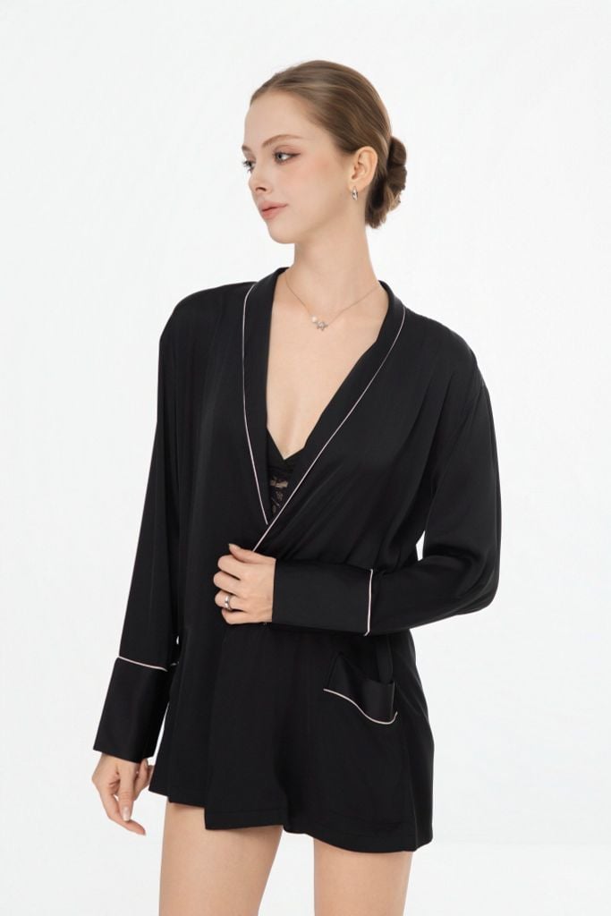 Áo choàng Lụa cao cấp Aurelia Silk Robe