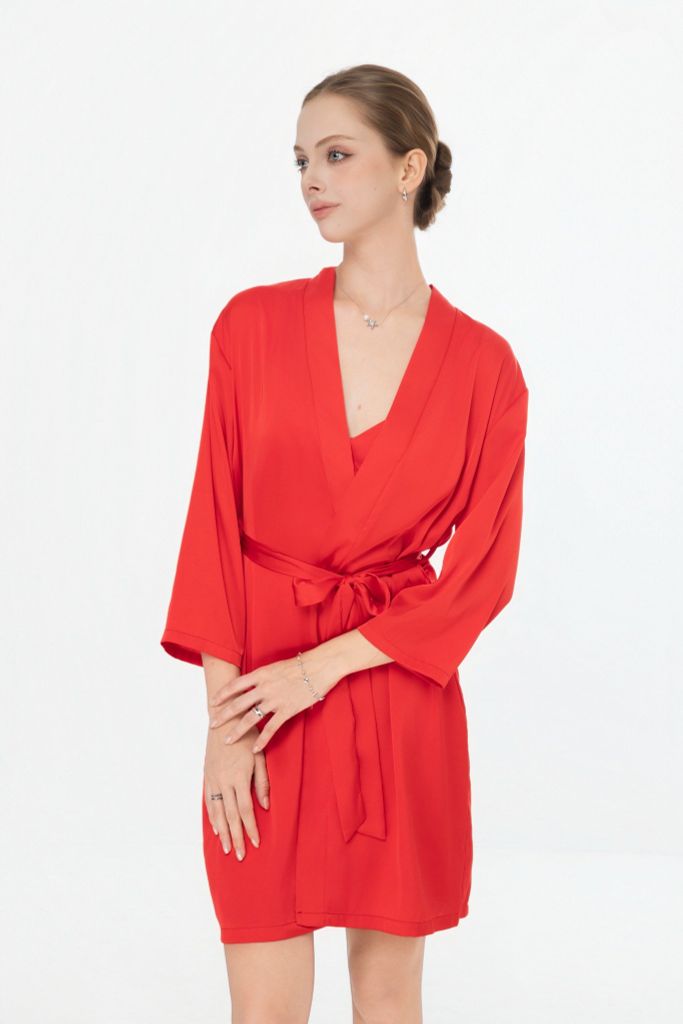 Áo choàng Lụa cao cấp Cherish Silk Robe