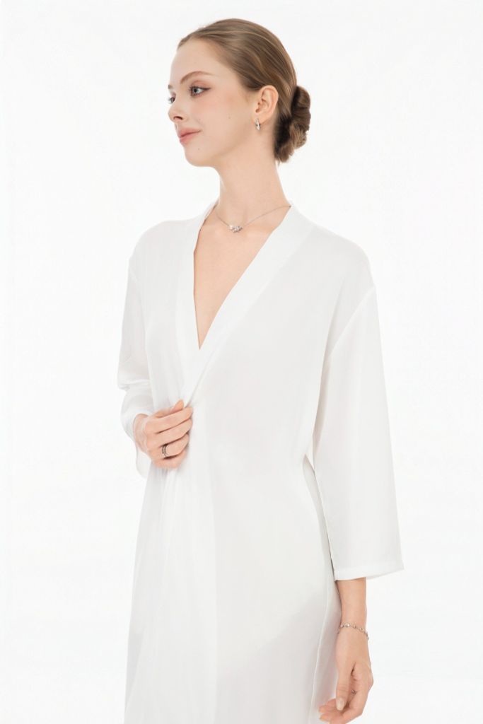 Áo choàng Lụa cao cấp Cherish Silk Robe