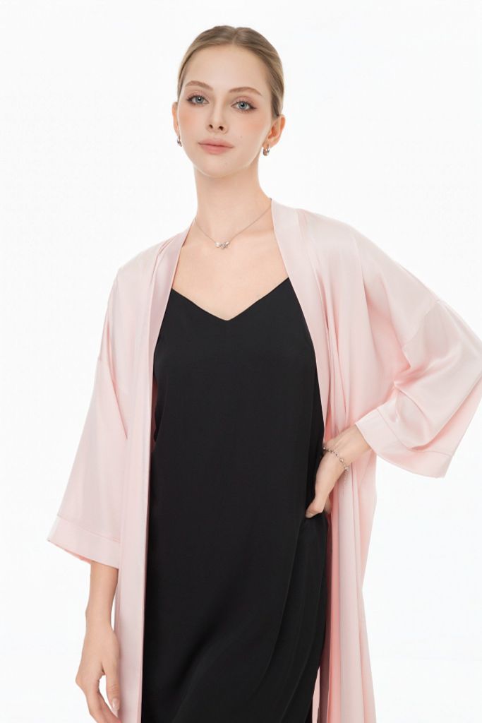 Áo choàng Lụa cao cấp Vivie Silk Robe