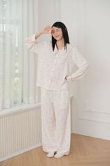 Pijama dài tay Freesize phom rộng FS Lily Long Sleeve Set