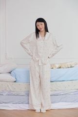 Pijama dài tay Freesize phom rộng FS Lily Long Sleeve Set