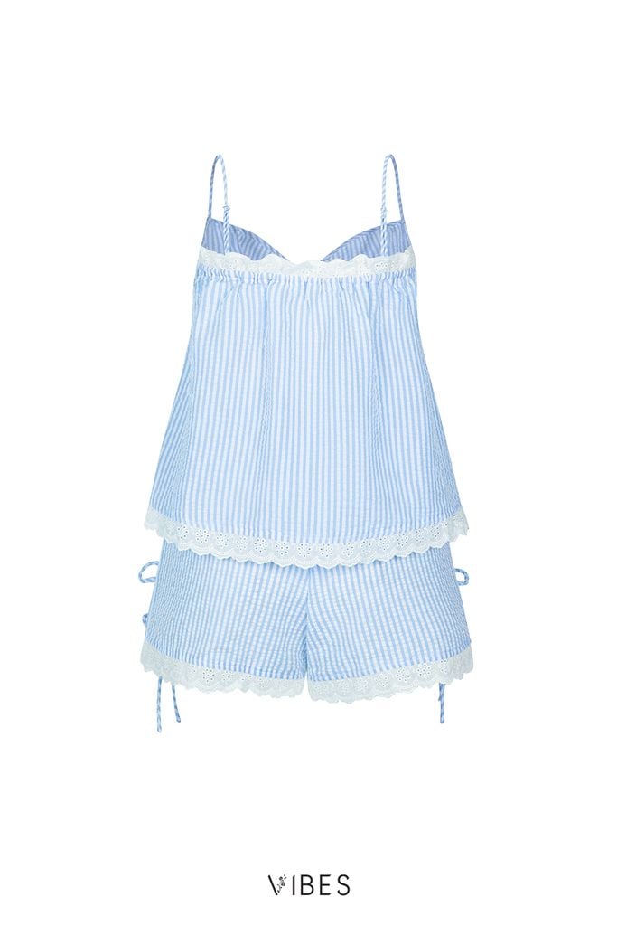 Đồ bộ 2 dây Liny Straps Set in Blue