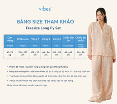 Pijama dài tay Freesize phom rộng FS Sweetheart Long Sleeve Set