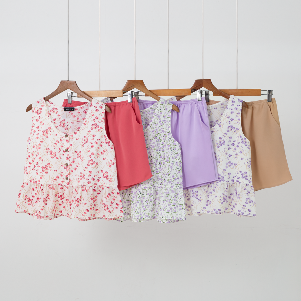 Đồ bộ sát nách Demy Sleeveless Set