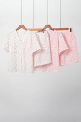 Pijama ngắn cổ V Vie Pink Py Set
