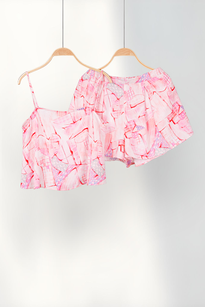 Đồ bộ 2 dây Glowie Straps Set in Blossie