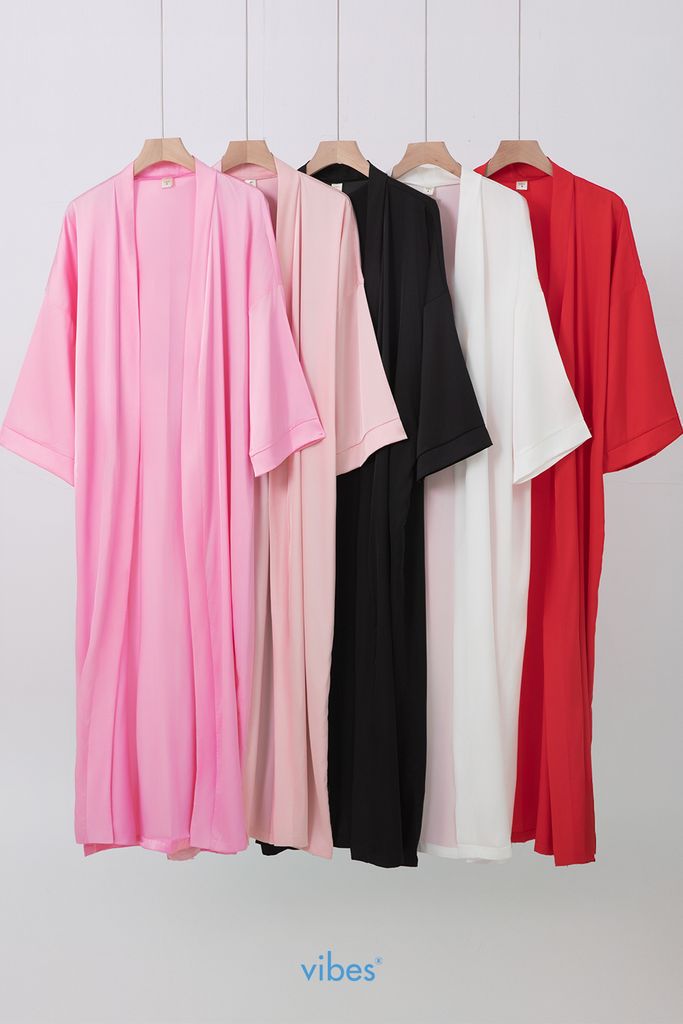 Áo choàng Lụa cao cấp Vivie Silk Robe