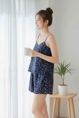 Đồ bộ 2 dây Navie Floral Straps Set