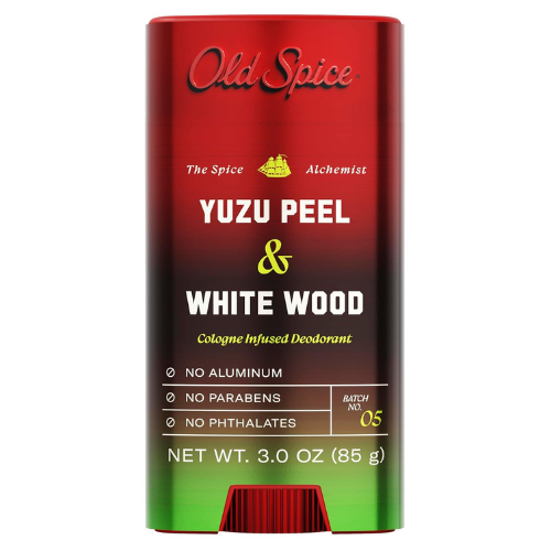  Lăn Khử Mùi Old Spice The Spice Alchemist Collection Yuzu Peel & White Wood 85Gr (Sáp Trắng) 