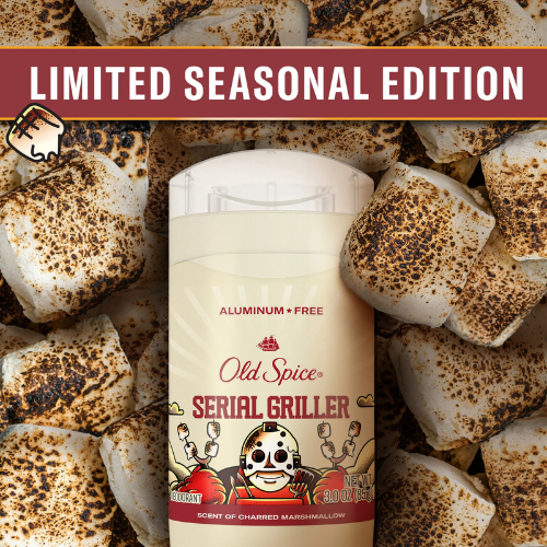  Lăn Khử Mùi Old Spice Summerdude Limited Edition Serial Griller Scent of Charred Marshmallow Aluminum-Free 85Gr (Sáp Xanh) 