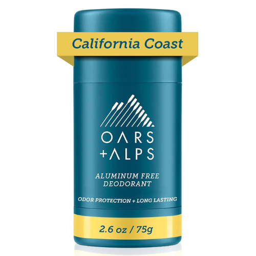  Lăn Khử Mùi Oars + Alps California Coast Aluminum Free Deodorant 75gr (Sáp Trong) 