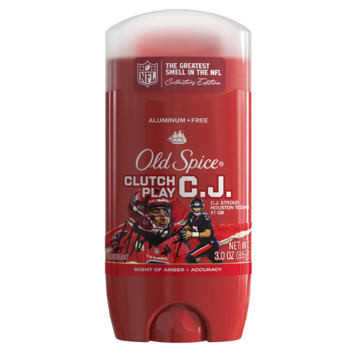  Lăn Khử Mùi Old Spice Clutch Play C.J. Scent Of Amber + Accuracy 85Gr (Sáp Xanh) 