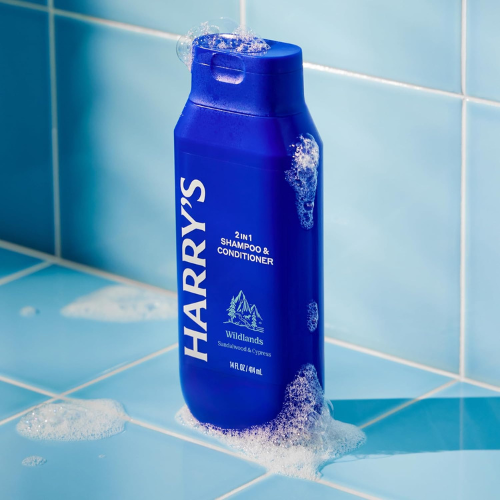  Dầu Gội Đầu 2 In 1 Harry's Wildlands 414ML (Dầu Gội Xả) 