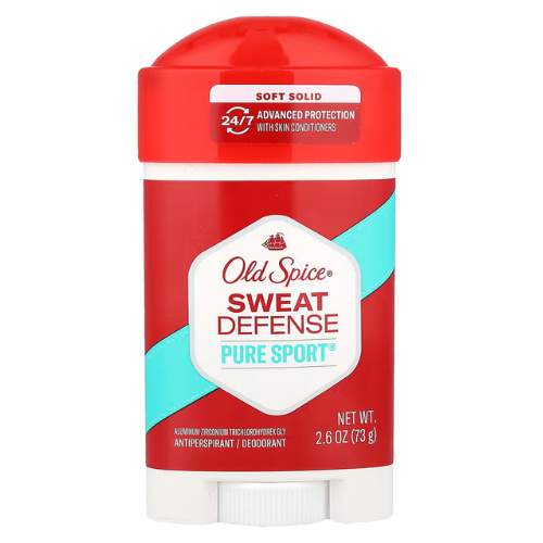  Lăn Khử Mùi Old Spice Sweat Defense Pure Sport 73Gr (Sáp Trắng Mềm) 