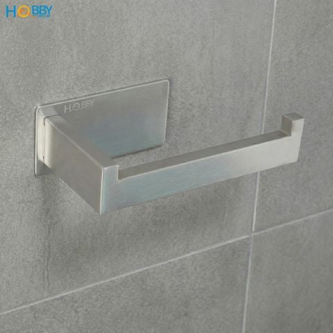 Kệ để cuộn giấy vệ sinh dán tường inox 304 Hobby Home Decor G12