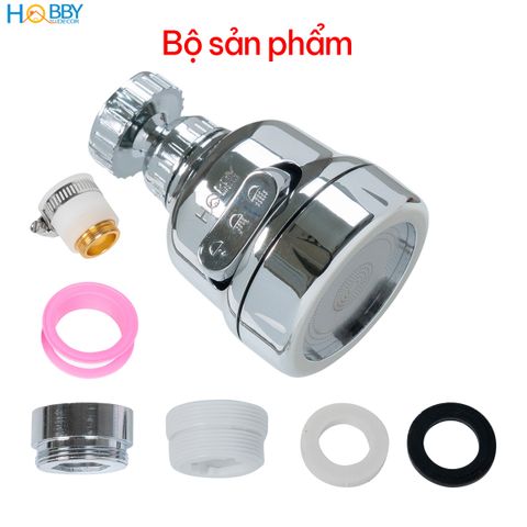 Đầu nối vòi rửa chén tăng áp 3 chế độ phun Hobby home decor VSTA5
