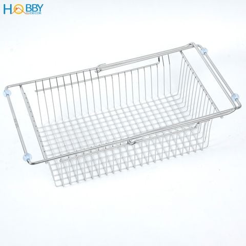 Khay đựng chén đĩa đa năng gác bồn rửa inox 304 Hobby home decor KDC8