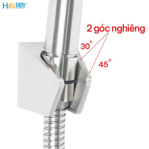 Bộ vòi hoa sen tắm inox 304 kèm dây sen 1.5m/2m Hobby Home Decor BST3