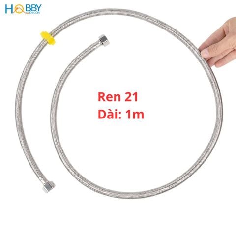 Dây cấp nước cho vòi lạnh Inox 304 dài 1m Hobby home decor DCL100