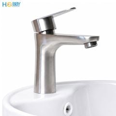 Vòi chậu rửa mặt lavabo nóng lạnh inox 304 Hobby Home Decor VRM2
