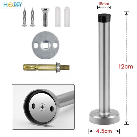 Chốt chặn cửa chống va đạp tường inox 304 Hobby home decor CC15