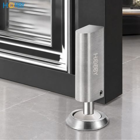 Cục hít giữ cửa nhôm inox 304 gắn sàn Hobby Home Decor CC18