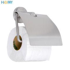 Giá Treo Cuộn Giấy Vệ Sinh Inox 304 Có Mái Che Hobby Home Decor G7