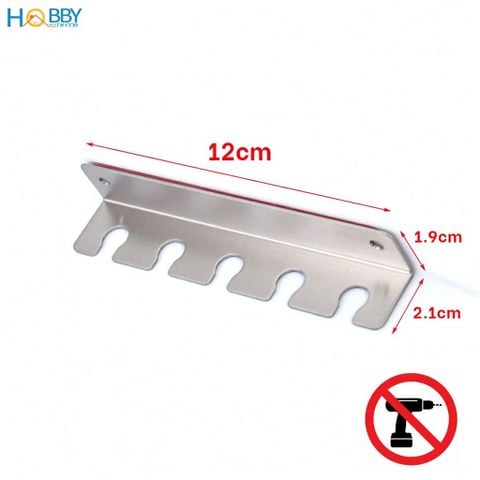 Giá Treo 5 Bàn Chải Đánh Răng Inox 304 Dán Tường HOBBY Home Decor DK2