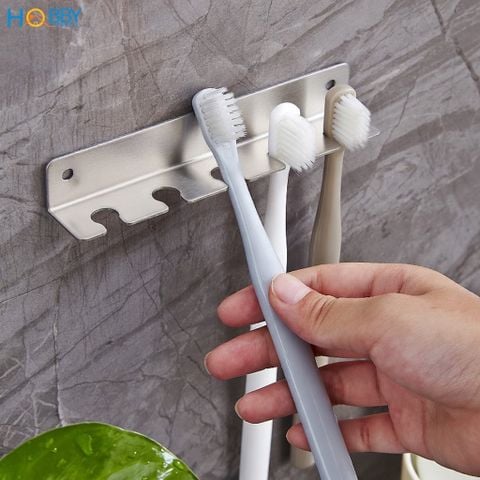 Giá Treo 5 Bàn Chải Đánh Răng Inox 304 Dán Tường HOBBY Home Decor DK2