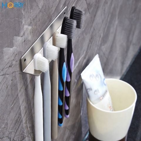 Giá Treo 5 Bàn Chải Đánh Răng Inox 304 Dán Tường HOBBY Home Decor DK2