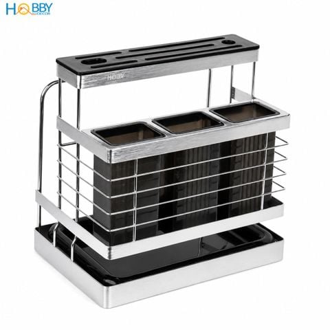 Kệ đựng đũa muỗng dao thớt đa năng inox 304 Hobby home decor KDMT