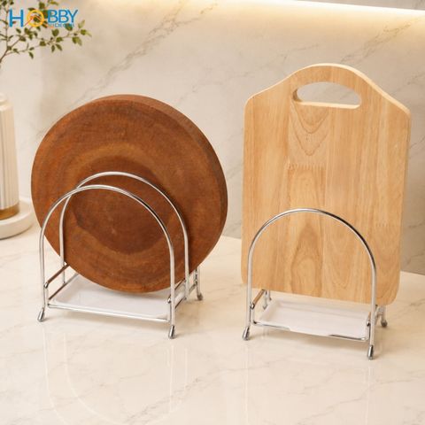 Kệ để thớt inox 304 Hobby Home Decor TT14 hoặc T15 - 1 hoặc 2 ngăn