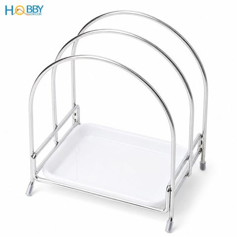 Kệ để thớt inox 304 Hobby Home Decor TT14 hoặc T15 - 1 hoặc 2 ngăn