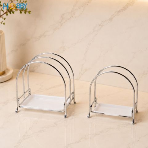 Kệ để thớt inox 304 Hobby Home Decor TT14 hoặc T15 - 1 hoặc 2 ngăn