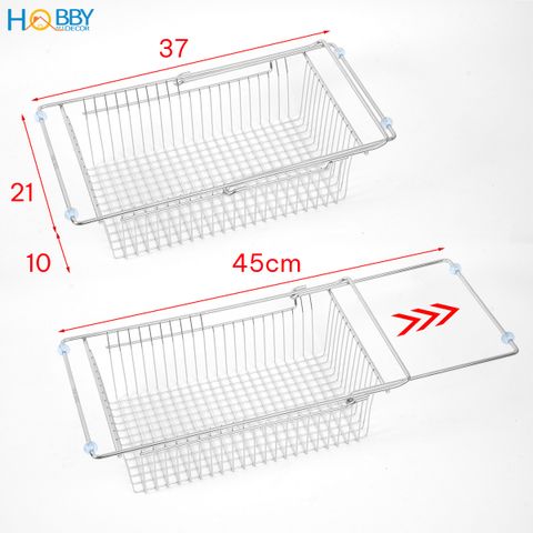 Khay đựng chén đĩa đa năng gác bồn rửa inox 304 Hobby home decor KDC8